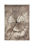 Think Rugs Beige Woodland 2086 modern rug, UK version