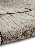 Think Rugs Beige Woodland 2086 modern rug, UK version