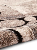 Think Rugs Beige Woodland modern rug imported from the UK