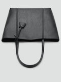 Mango black faux leather shopper bag large, imported from the UK