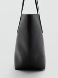 Mango Black Effect tote bag large (British brand)