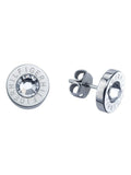 Tommy Hilfiger silver tone crystal earrings, UK version