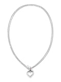 Tommy Hilfiger stainless steel toggle heart necklace, UK version