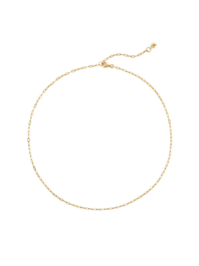 Dinny Hall gold paperclip chain necklace adjustable 16-18 inch (British brand)
