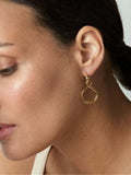 Dinny Hall gold drop earrings Toro Lasso (British brand)