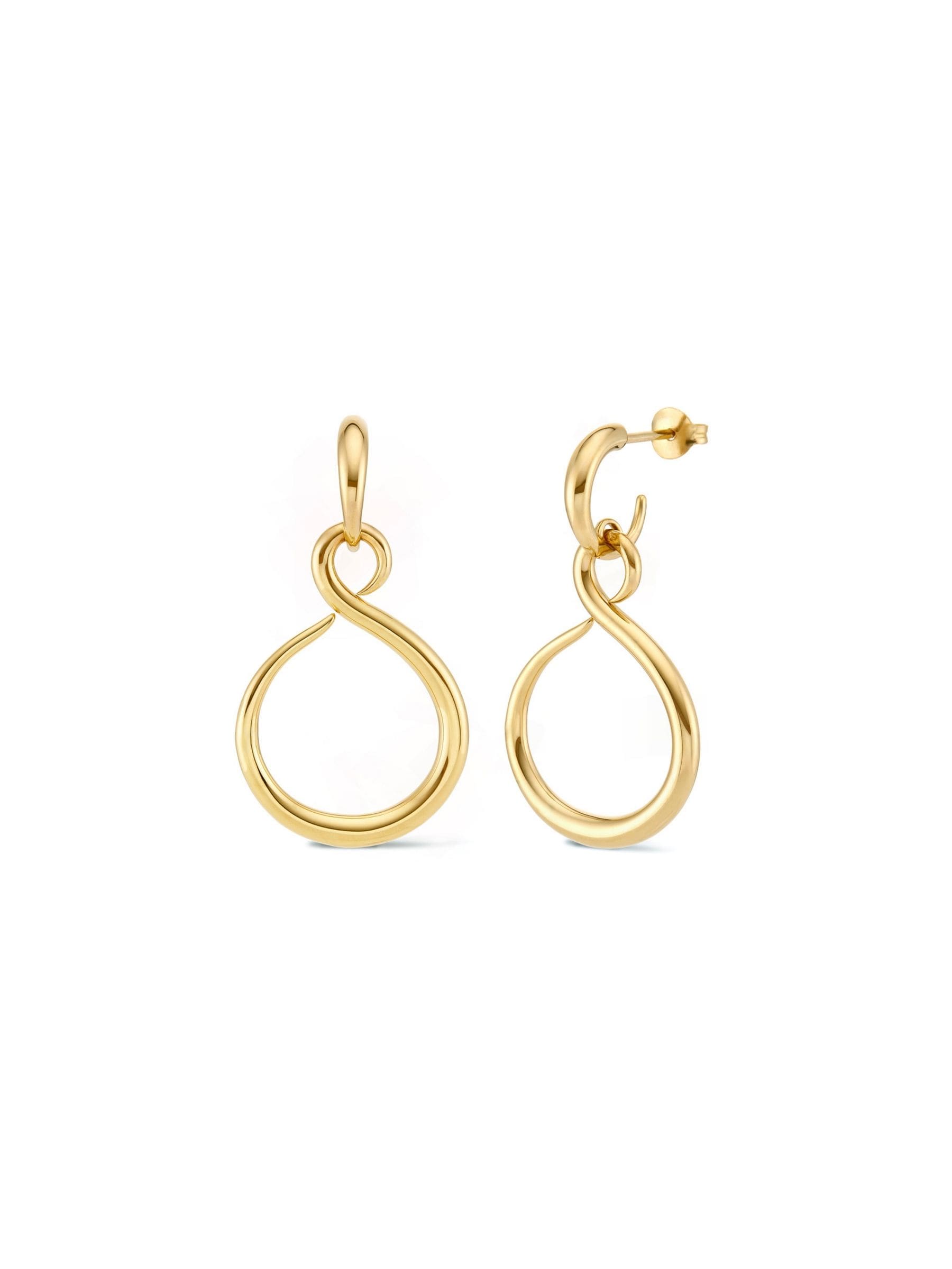 Dinny Hall gold drop earrings Toro Lasso (British brand)