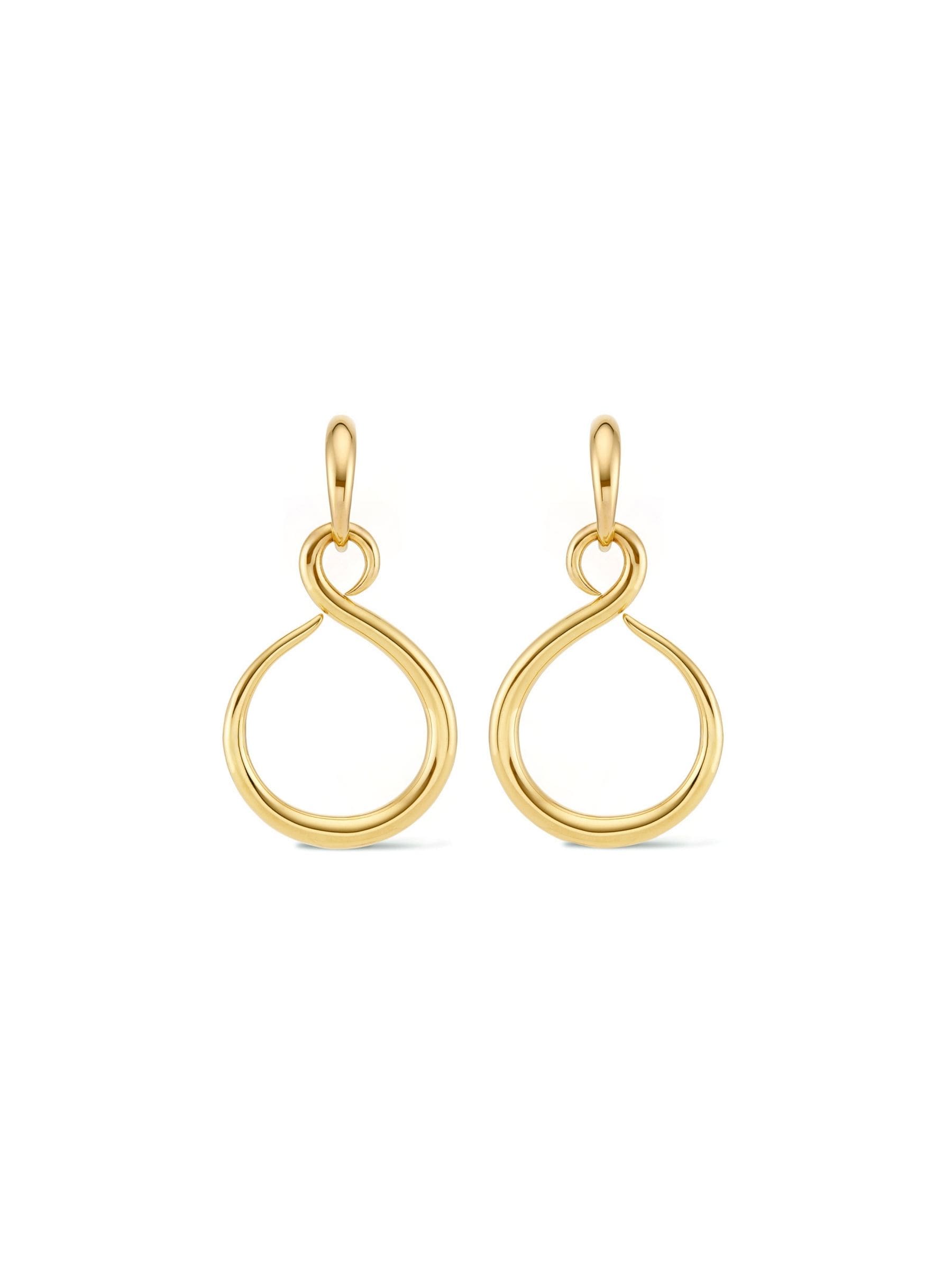 Dinny Hall gold drop earrings Toro Lasso (British brand)