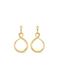 Dinny Hall gold drop earrings Toro Lasso (British brand)