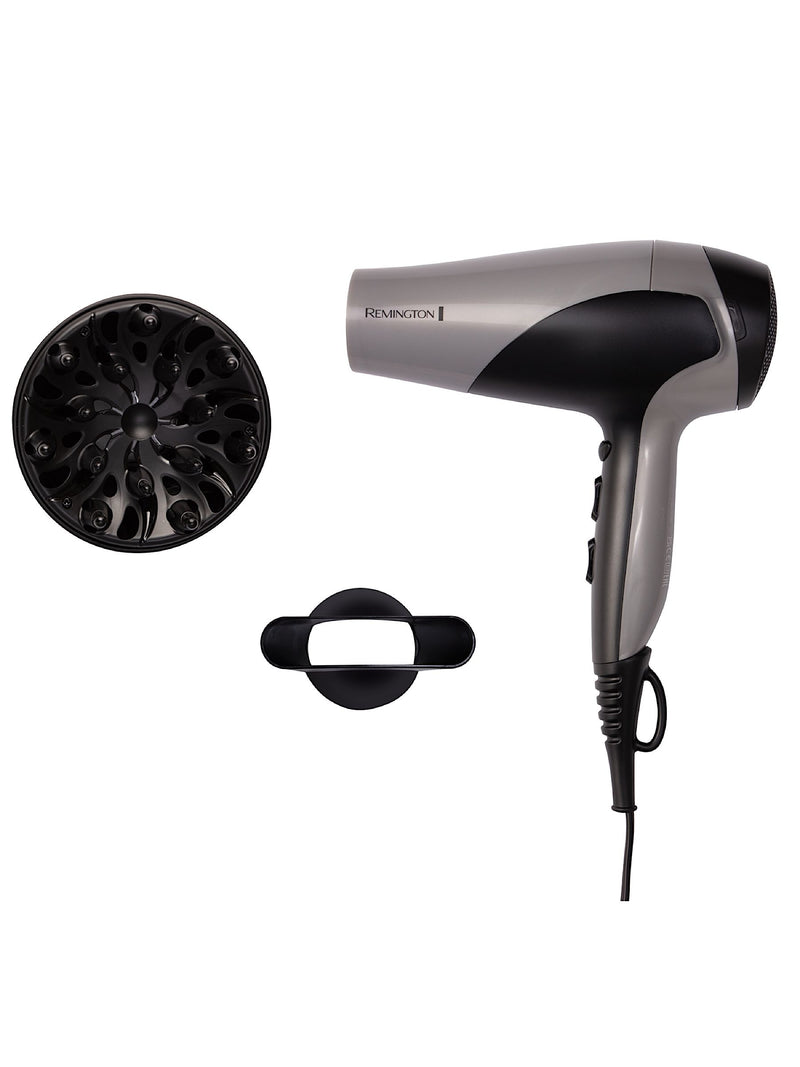 Remington Silver Ionic Dry 2200 hair dryer (British brand)