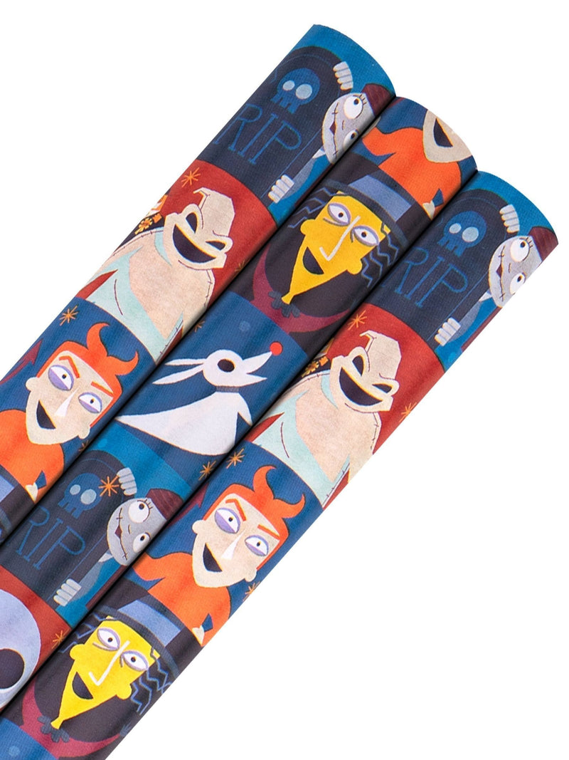 Hallmark Nightmare Before Christmas wrapping paper 3 rolls, imported from the UK