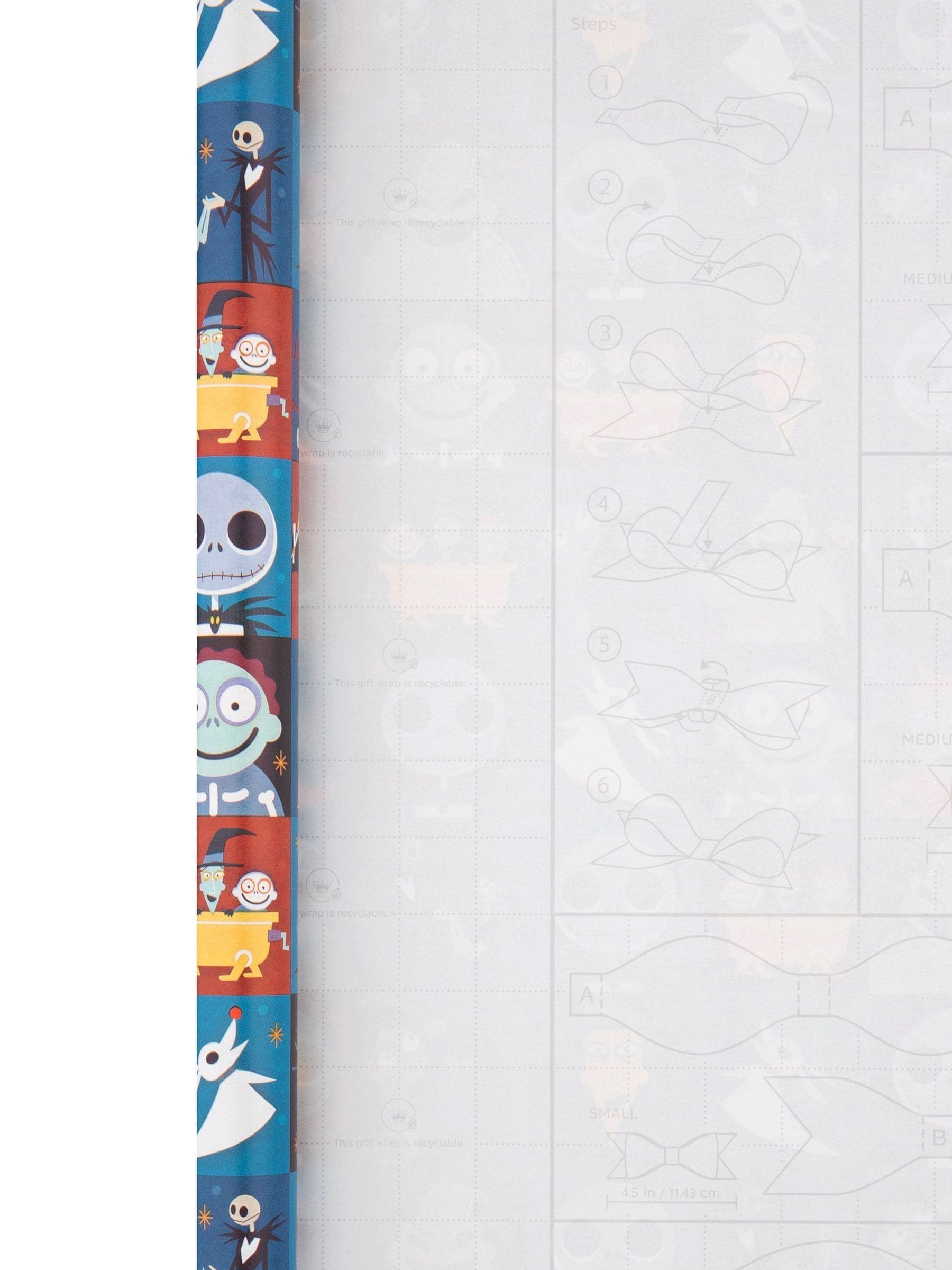 Hallmark Nightmare Before Christmas wrapping paper 3 rolls, imported from the UK