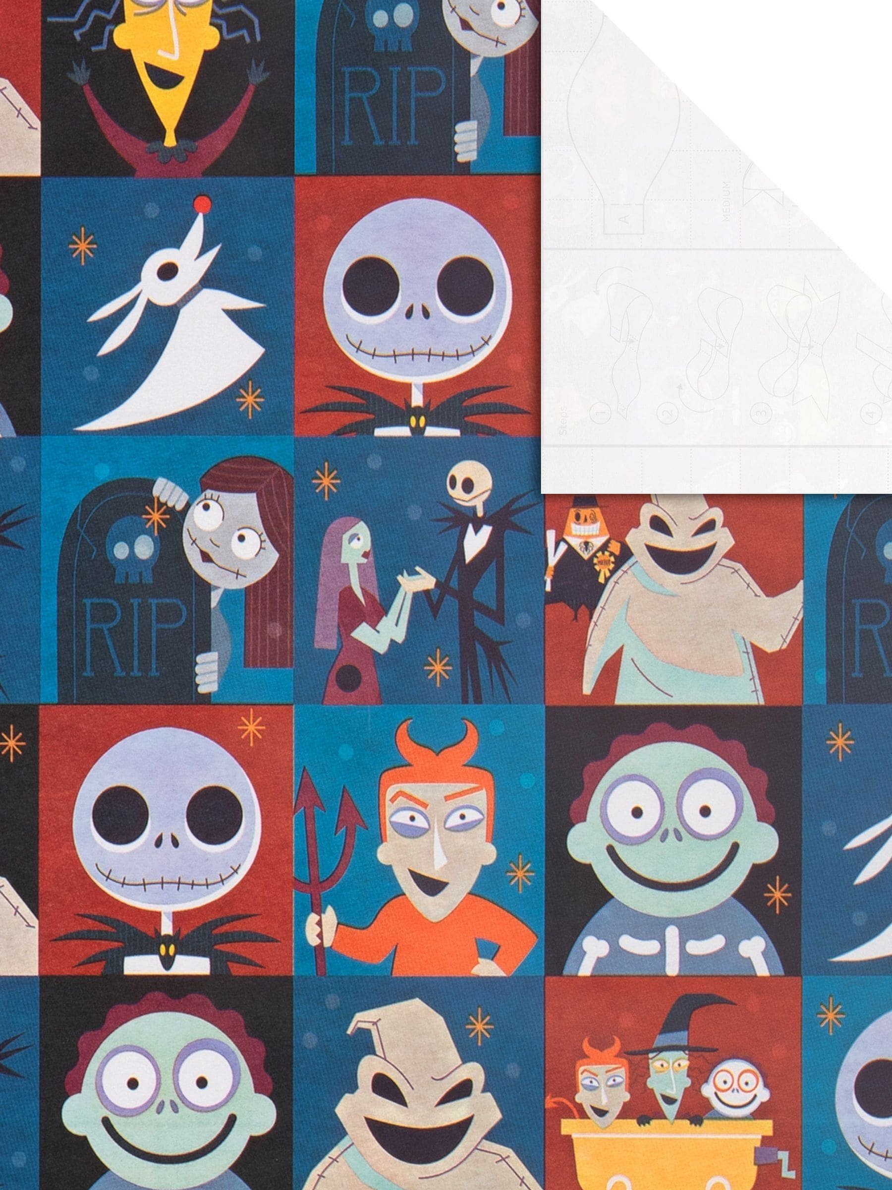 Hallmark Nightmare Before Christmas wrapping paper 3 rolls, imported from the UK