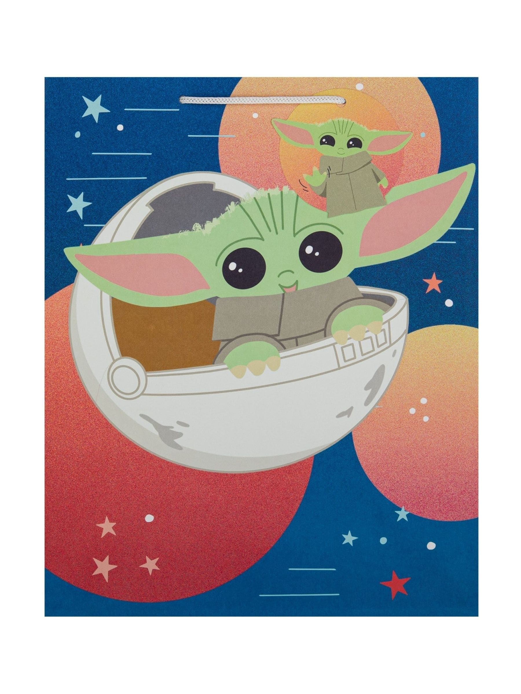 Hallmark Star Wars Grogu gift bags blue large pack of 3, UK version