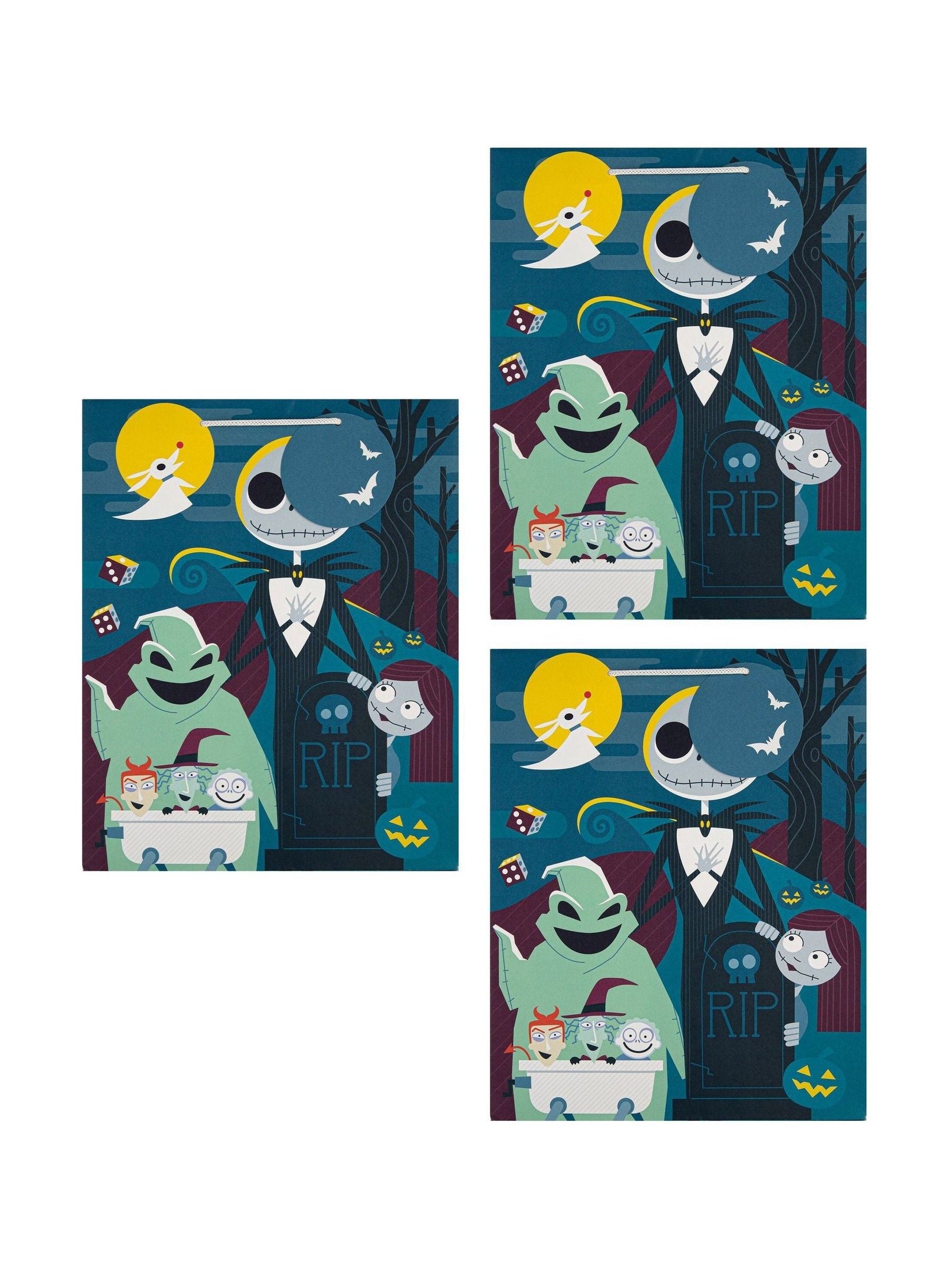 Hallmark Nightmare Before Christmas large gift bags 3 pack, imported from the UK