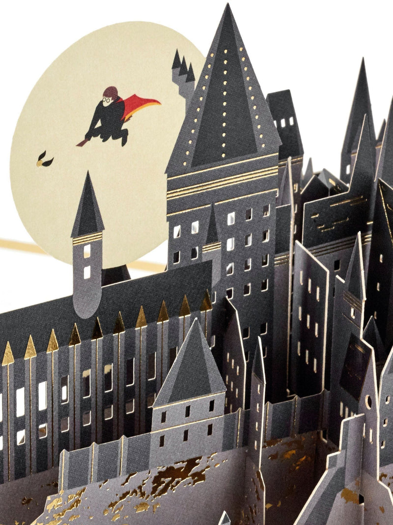 Hallmark Harry Potter 3D pop-up card with Hogwarts castle, UK version