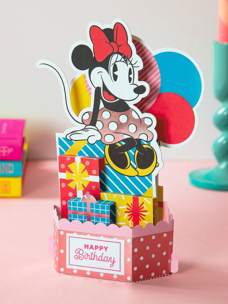 Hallmark 3D pop-up Minnie Mouse birthday card (British brand)