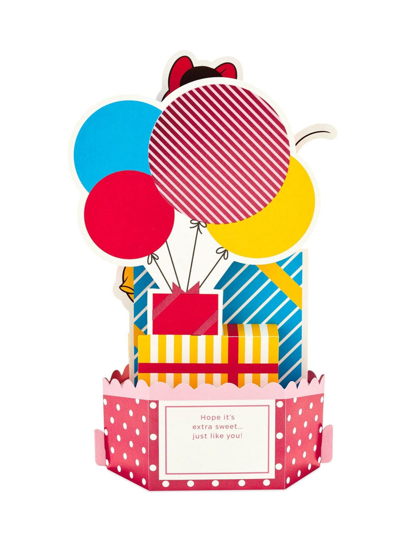 Hallmark 3D pop-up Minnie Mouse birthday card (British brand)
