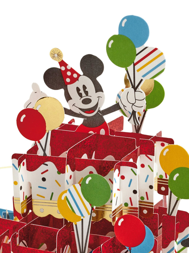 Hallmark Disney Mickey Mouse Pluto pop-up card, UK version