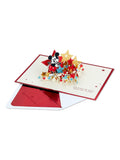 Hallmark 3D pop-up Mickey Mouse greeting card, imported from the UK
