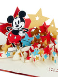 Hallmark 3D pop-up Mickey Mouse greeting card, imported from the UK