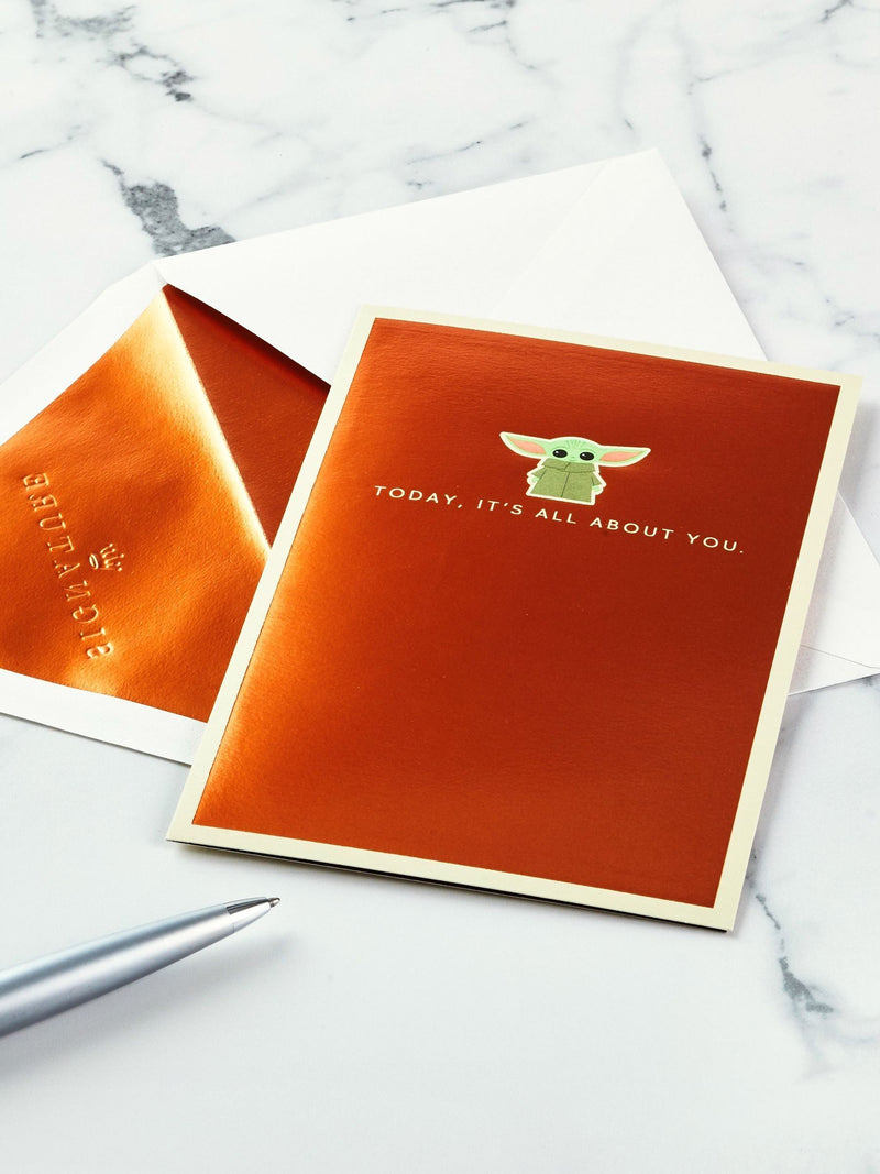 Hallmark The Mandalorian Grogu pop-up card (British brand)