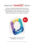 Tonies Disney Quiz Kingdom game - British product