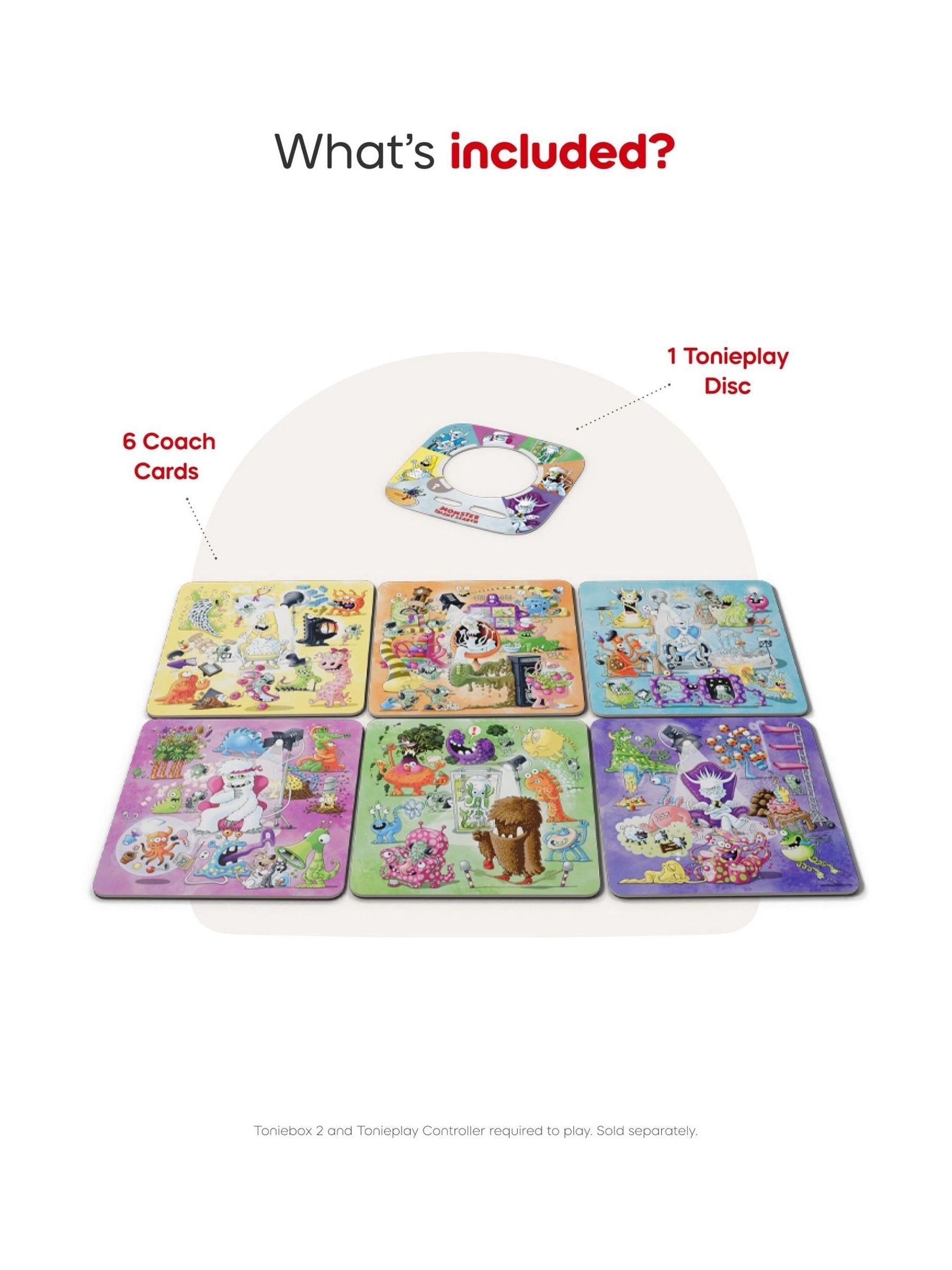Tonies Tonieplay game Monster Talent Search - British product