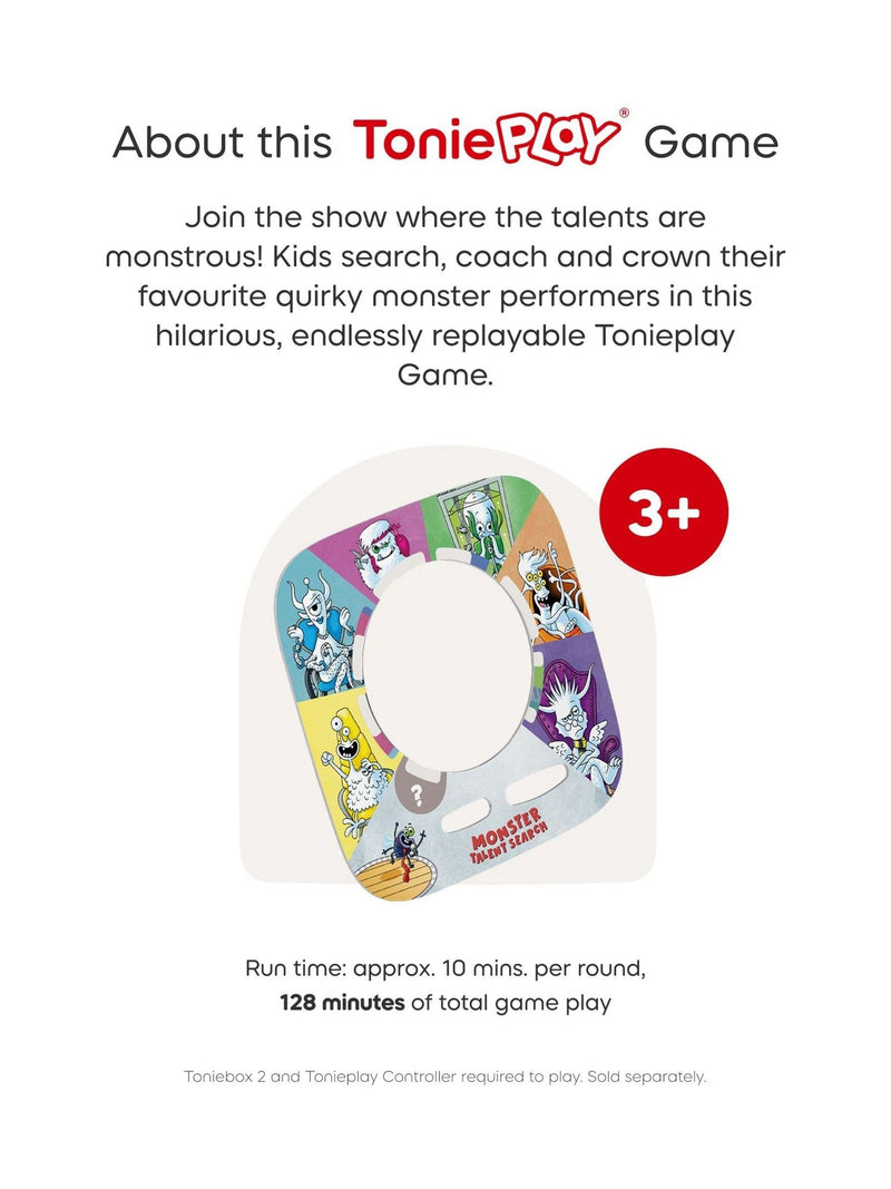 Tonies Tonieplay game Monster Talent Search - British product