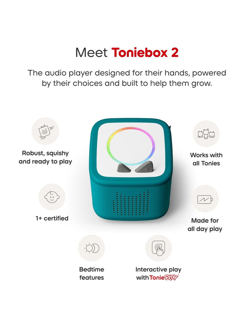 Tonies Toniebox 2 Play Set with PAW Patrol Chase - British product