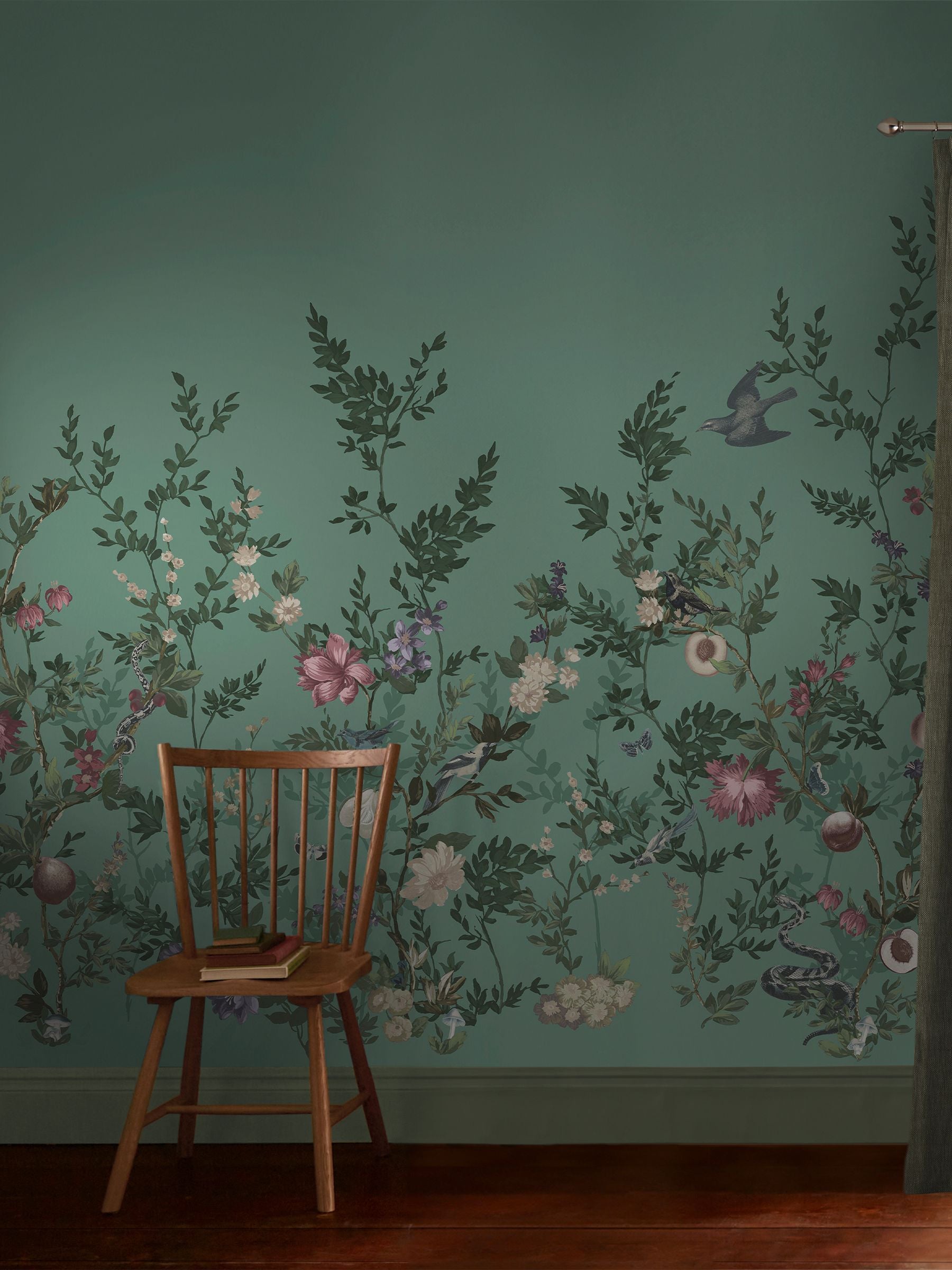 Graham & Brown Allurium Pink Wallpaper Mural Sample (A4)
