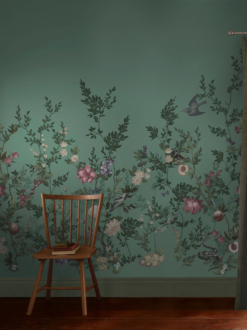 Graham & Brown Allurium Pink Wallpaper Mural Sample (A4)