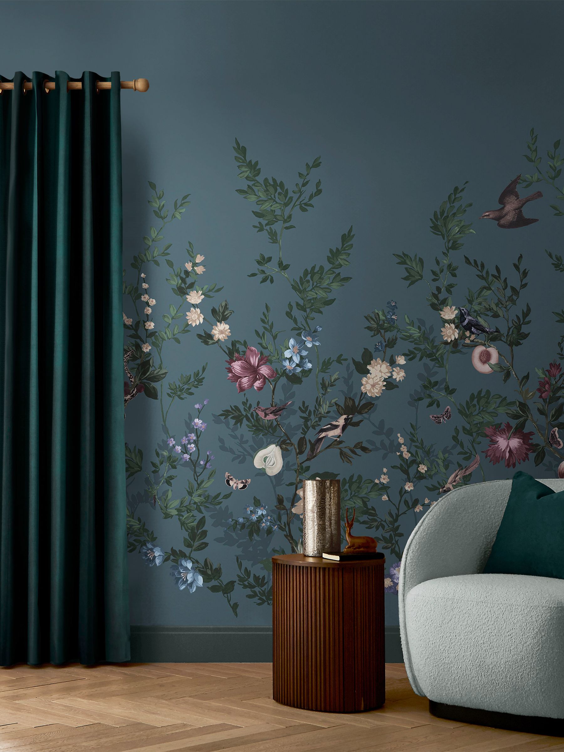 Graham & Brown Allurium Pink Wallpaper Mural Sample (A4)