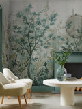 Graham & Brown Forest in Bloom Soft Green A4 Mural Sample