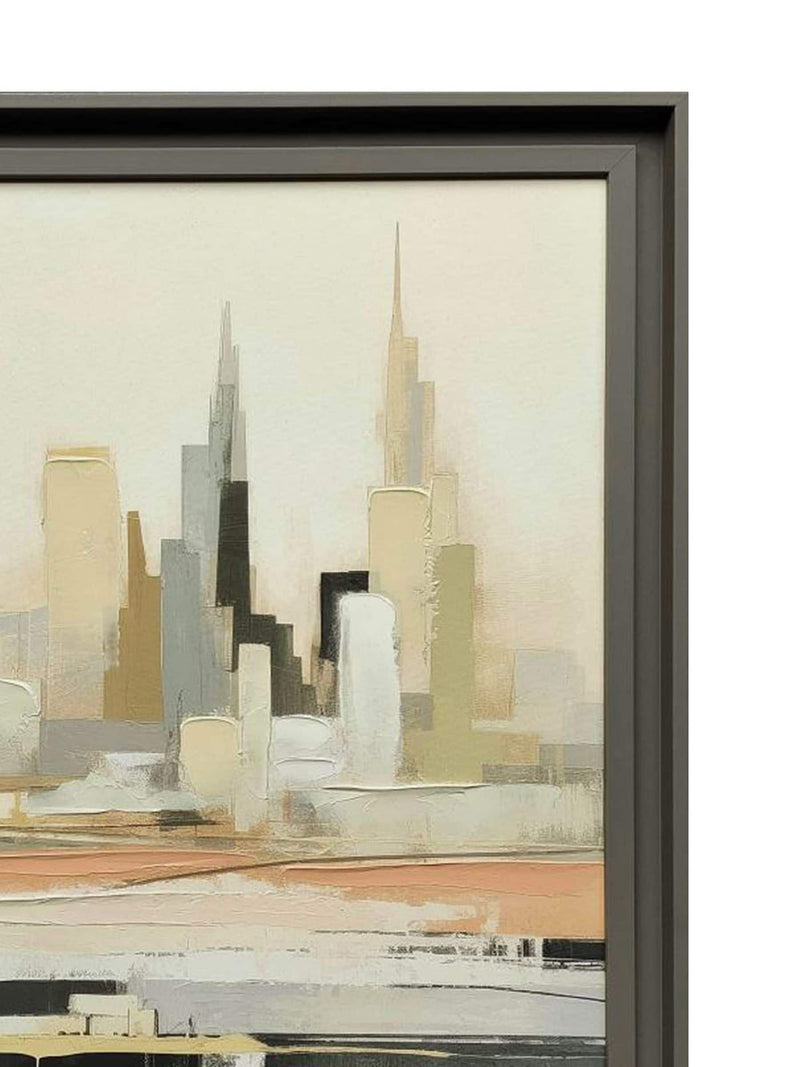The Art Group framed canvas Grey Urban City II 68cm - British product