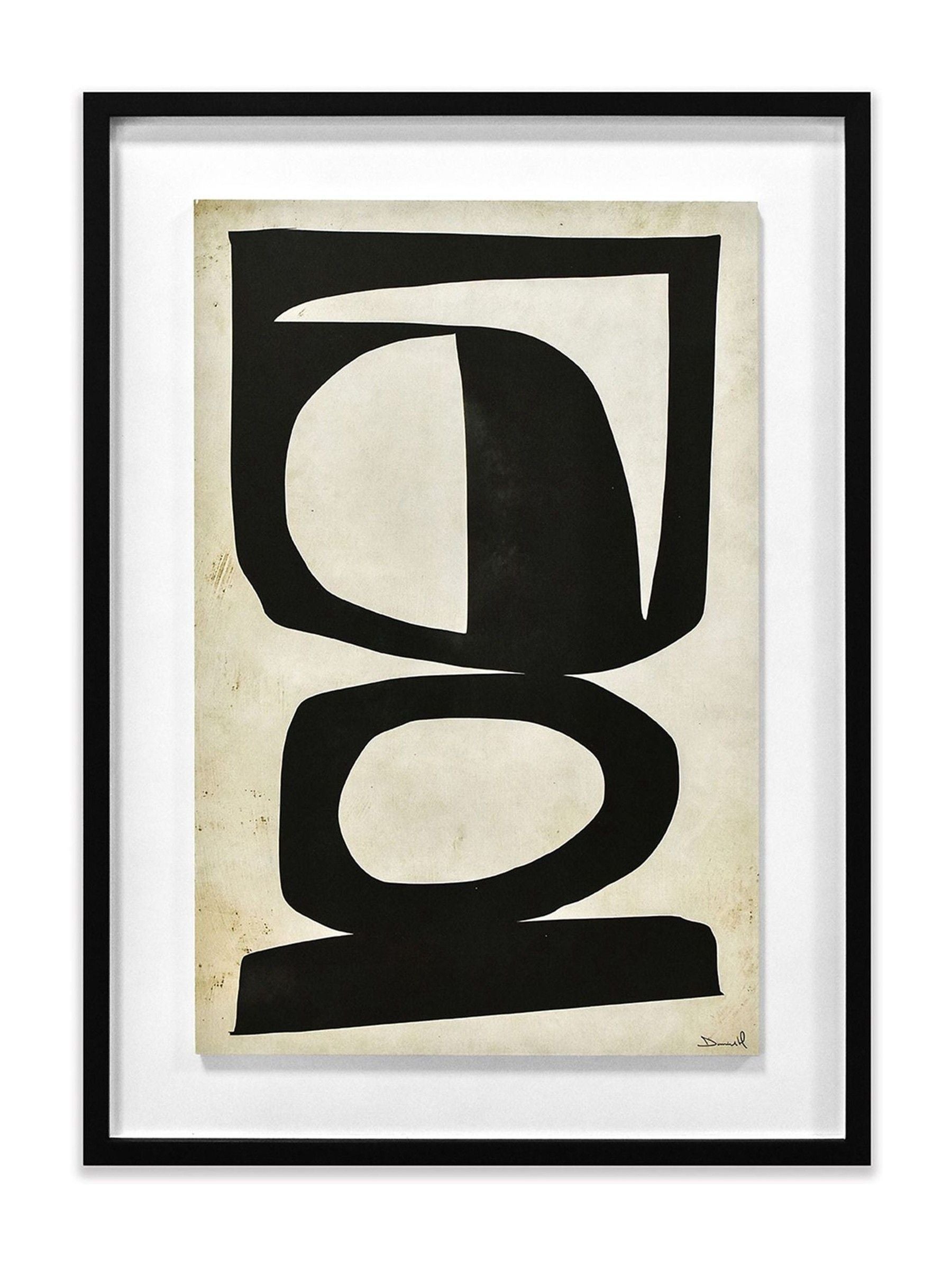 The Art Group Cream Chances framed print 50x70cm, UK version