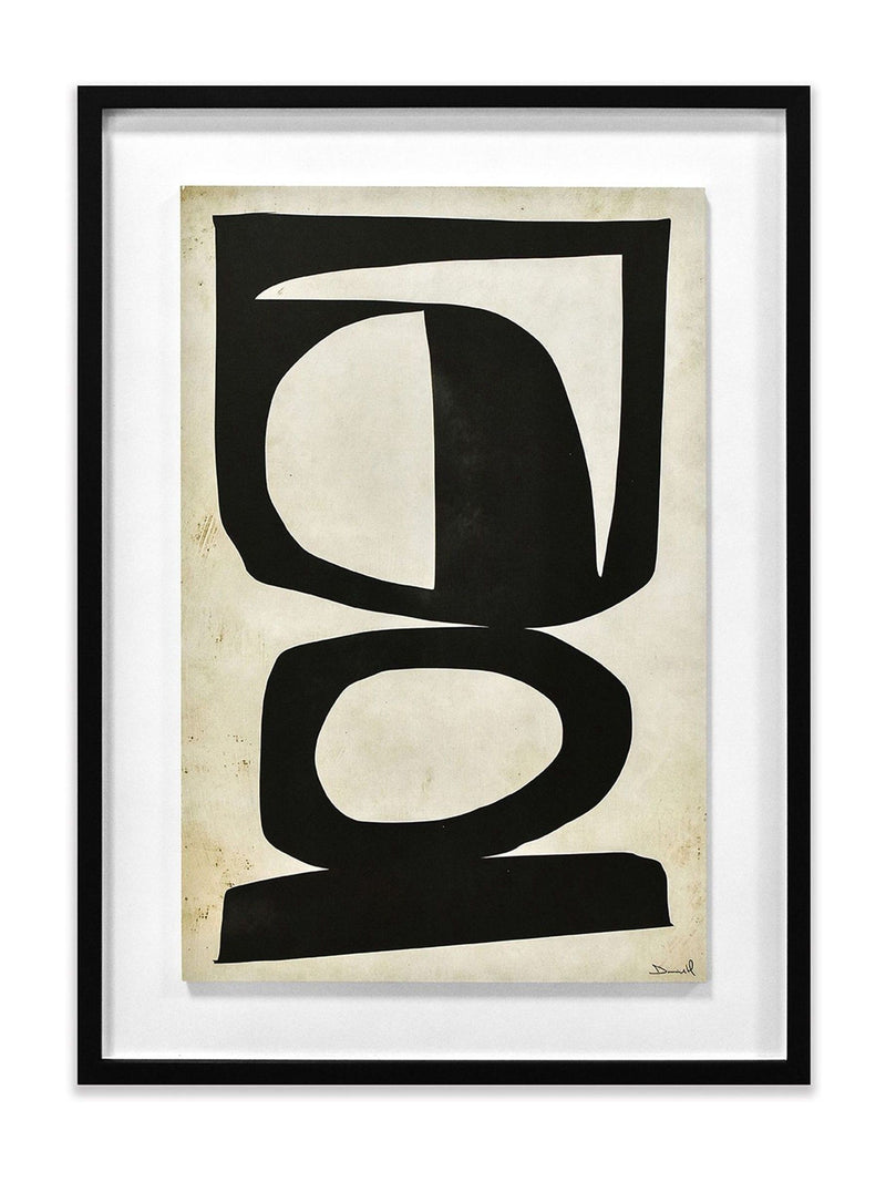 The Art Group Cream Chances framed print 50x70cm, UK version