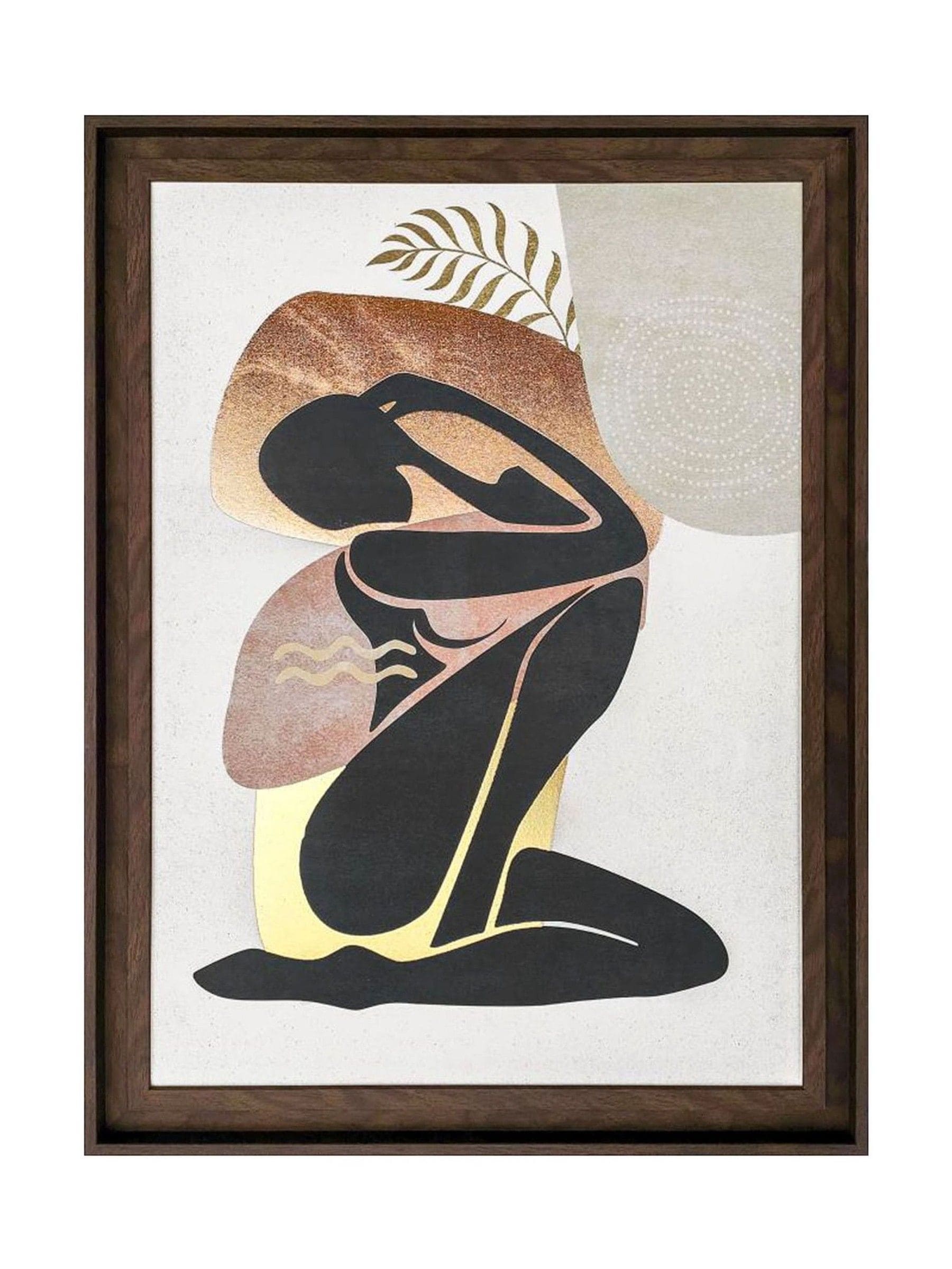 The Art Group Cream Lady framed canvas 58x78 cm, UK version