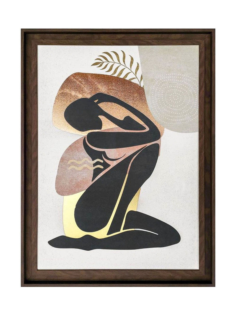 The Art Group Cream Lady framed canvas 58x78 cm, UK version
