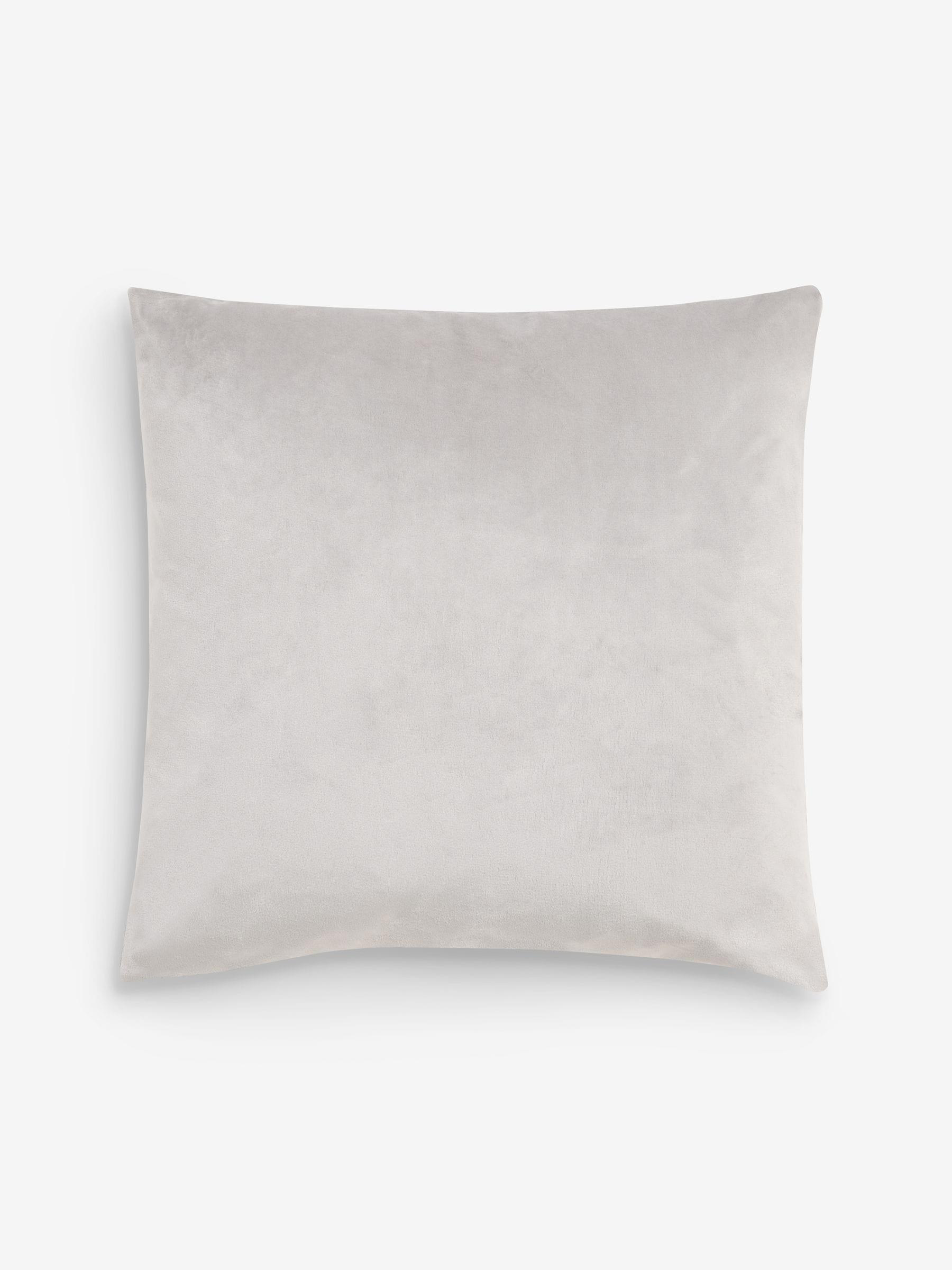 Hugo grey abstract cut velvet cushion 43cm, imported from the UK