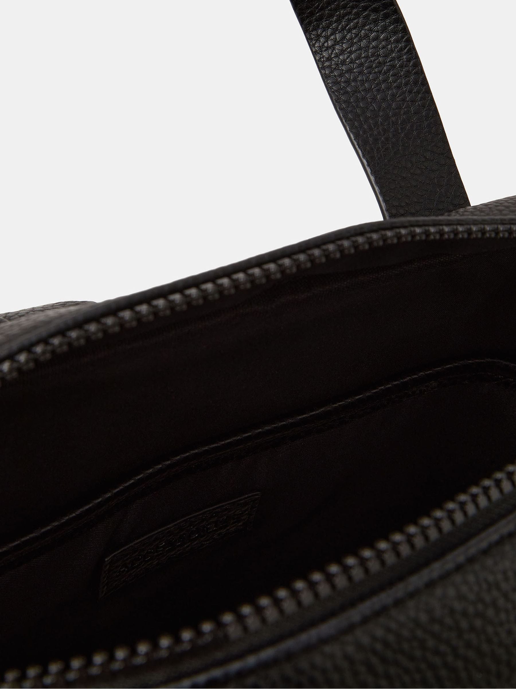 Accessorize black faux leather backpack for commuting - British product