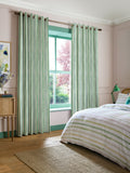 Bluebellgray Seaglass seaside stripe curtain fabric 490x490mm (British brand)