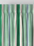 Bluebellgray Seaglass seaside stripe curtain fabric 490x490mm (British brand)