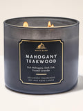 Bath & Body Works Mahogany Teakwood 3-wick candle 411g (British brand)