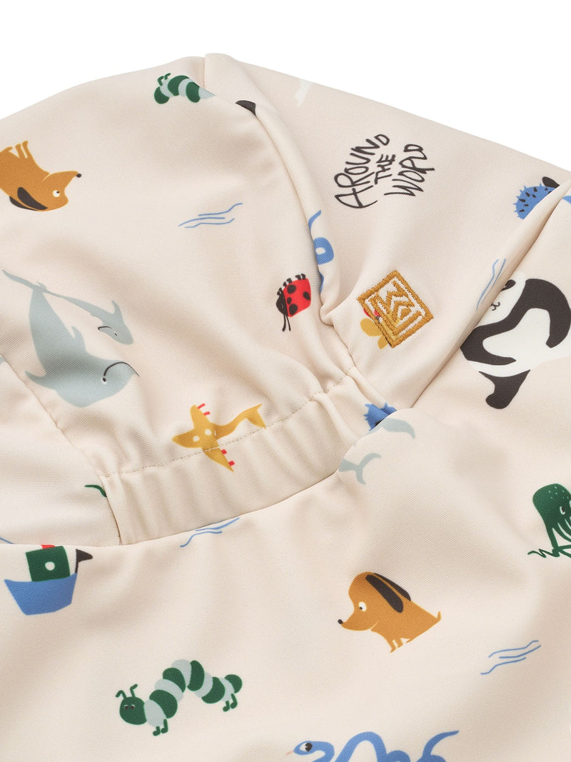 Liewood Cecilia cream swim hat, imported from the UK