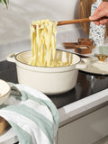 Salter cream cast iron casserole pot 3.4L (British brand)