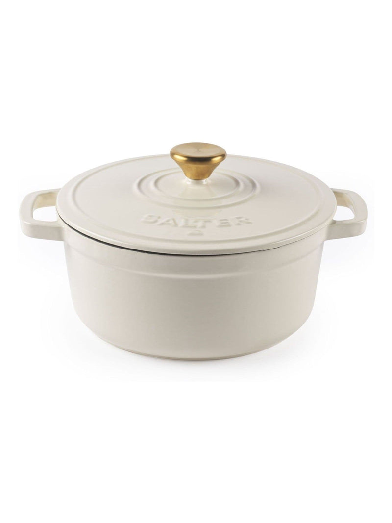 Salter cream cast iron casserole pot 3.4L (British brand)