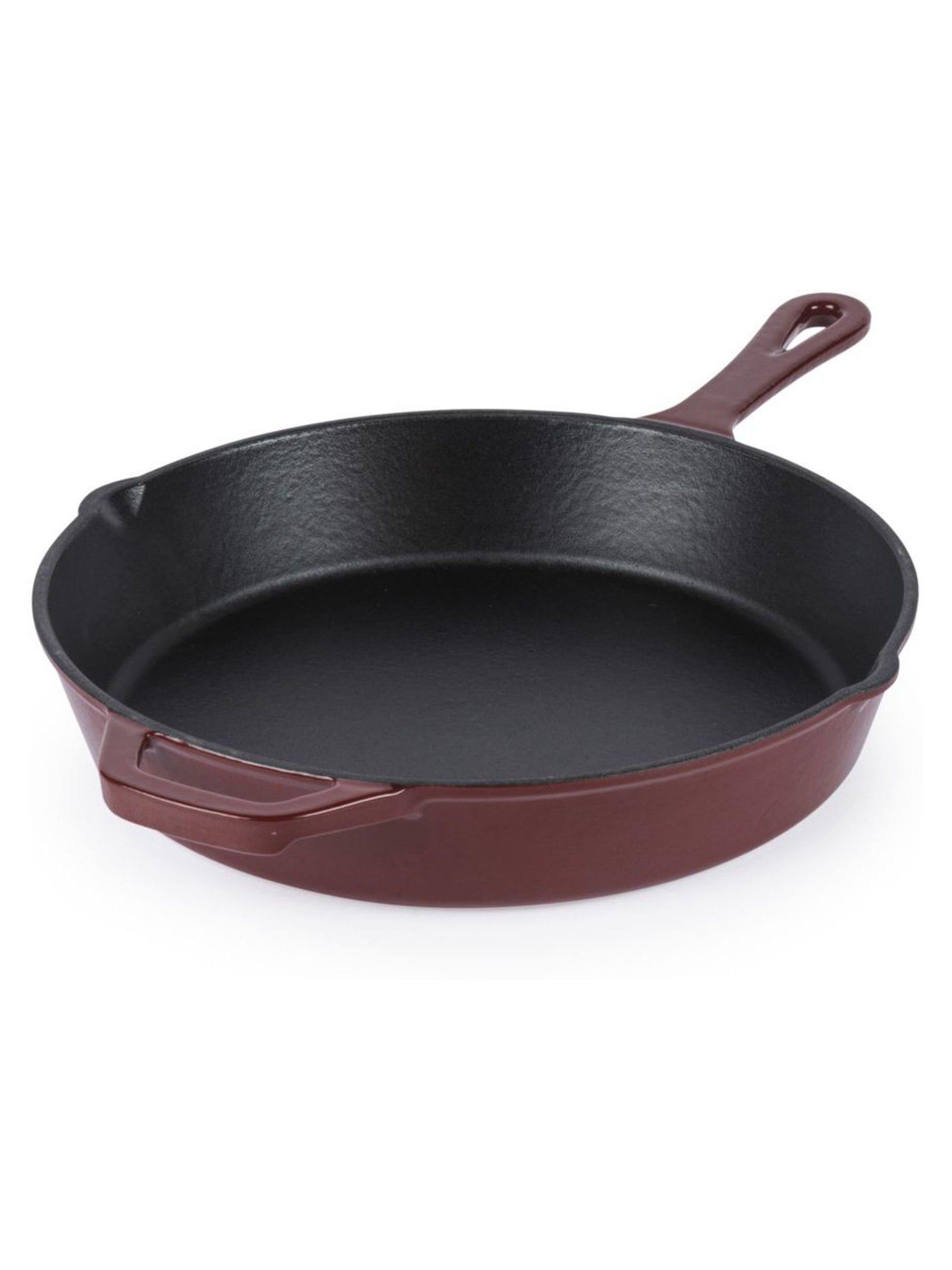 Salter red cast iron frying pan 26cm, imported from the UK
