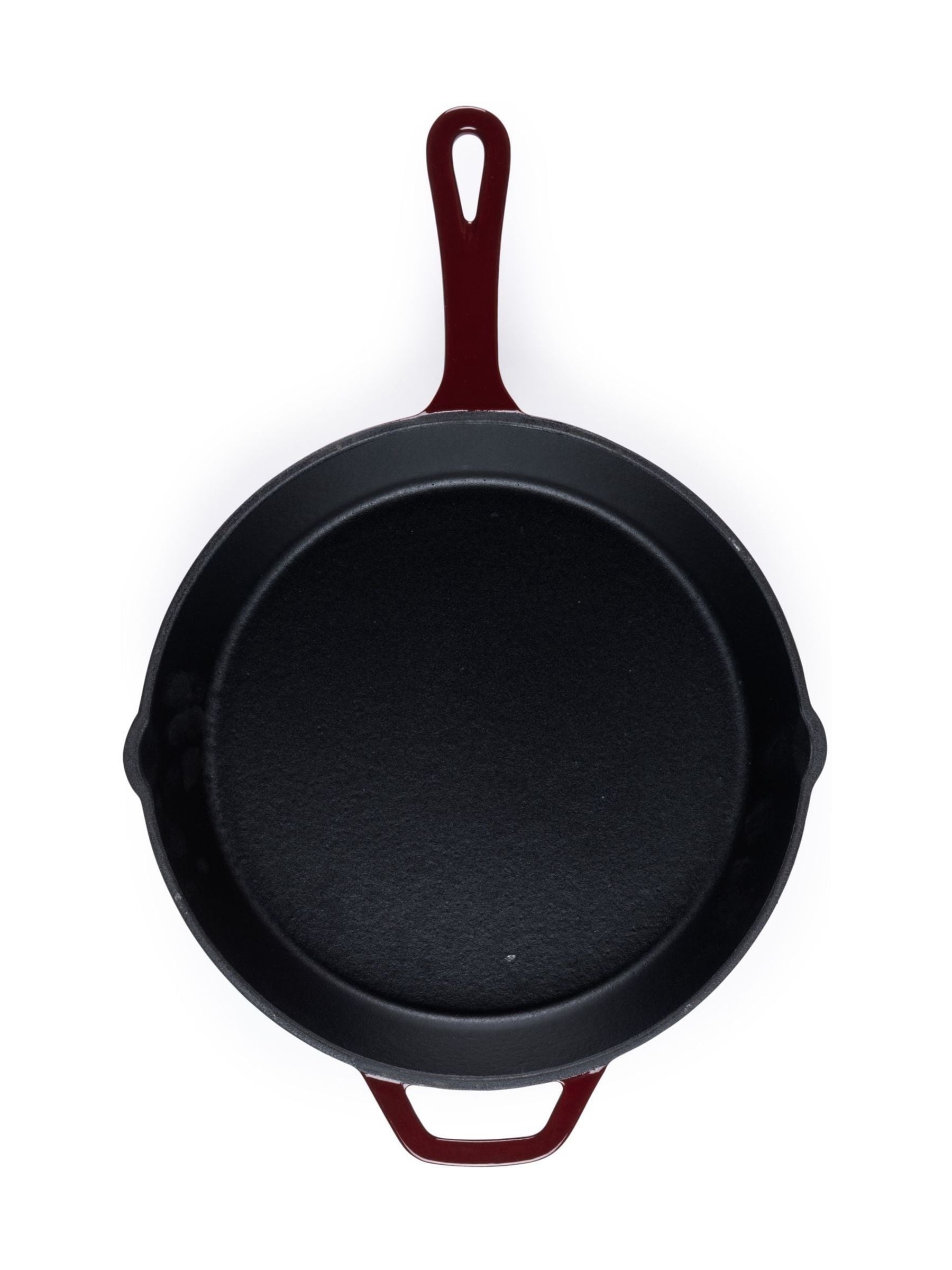 Salter red cast iron frying pan 26cm, imported from the UK
