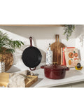 Salter red cast iron frying pan 26cm, imported from the UK