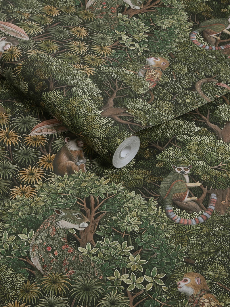 Graham & Brown Treetop Troop jungle wallpaper 10m roll - British product